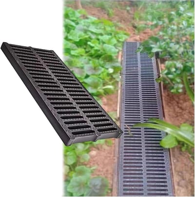 Hars Trench Drain Roosters, antislip & Anti-Breek, voor Gazon en trottoirafvoer, eenvoudige installatie