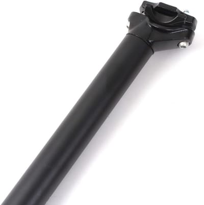 BMX Zadelpen - Patent Zadelpen - Fietsen Onderhoud - Lichtgewicht Aluminium - 350mm 30.9mm - Zwart