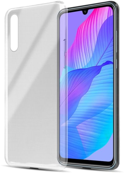Cadorabo Hoesje geschikt voor Huawei P SMART S in VOLLEDIG TRANSPARANT - Beschermhoes gemaakt van flexibel TPU Silicone Case Cover