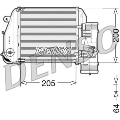 Intercooler DENSO DIT02024 links