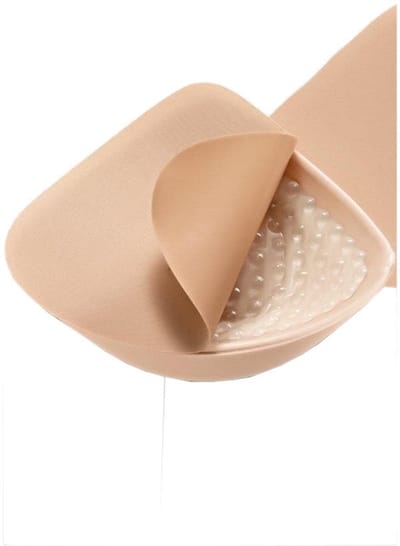 Amoena afdekstofje voor Contact borstprothese 386C 3E/ 171 - Ivoor - Maat 2 - Rechts