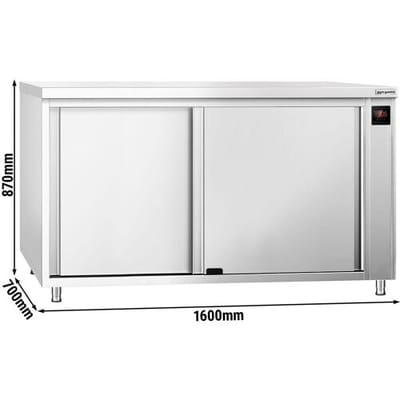 GGM Gastro Wärmeschrank PREMIUM - 1600x700mm - mit Schiebetüren - Digital