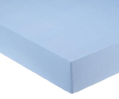 100% geweven katoen hoeslaken -2Persoons-180x200x30cm-Licht Blauw