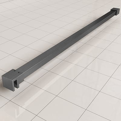 Wiesbaden Slim stabilisatiestang 120 cm gunmetal