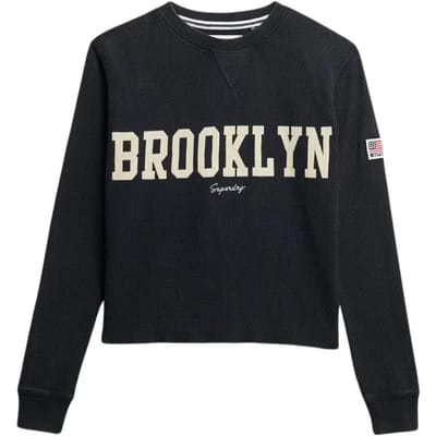 Superdry - Athletic Essential Graphic Longsleeve Top - Dames - Lange mouwen shirts