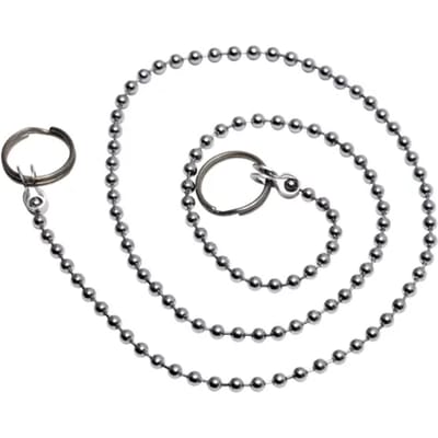 Sanivesk Kogelketting + Ringen 50cm Chroom 4pp