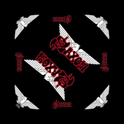 Saxon - Logo/Eagle Bandana - Zwart