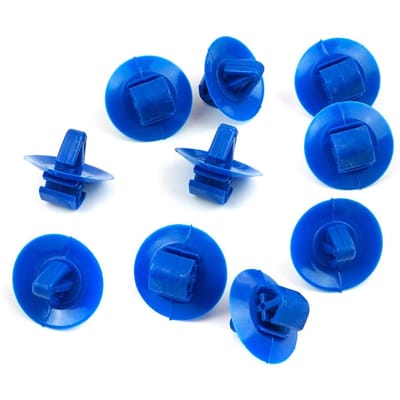 BCF5041 10 Pièces Clip de Moulure Latérale 7703077420 Couleur Bleue pour Opel Nissan Iveco Renault