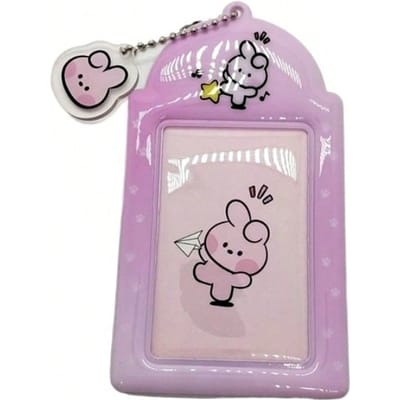 Hoge Kwaliteit LINE FRIENDS BT21 Kpop Populaire Anime en Cartoon PVC Kaarthouders Idol Fotokaarten OV-kaarten Maaltijdkaarten Sleutelhangers