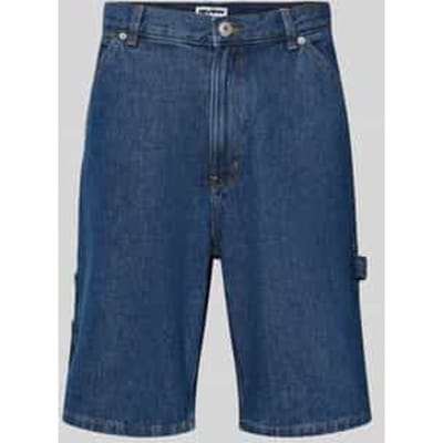 baggy fit korte jeans met steekzakken