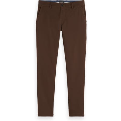 Scotch & Soda Mott - Washed Cotton Blend Chino Demitasse Taglia: W29L30 | Pantaloni chino Outlet | Uomo