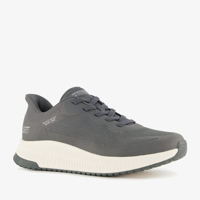 Skechers Slip-ins: BOBS Squad 4 heren sneakers grijs - Maat 44 - Extra comfort - Memory Foam