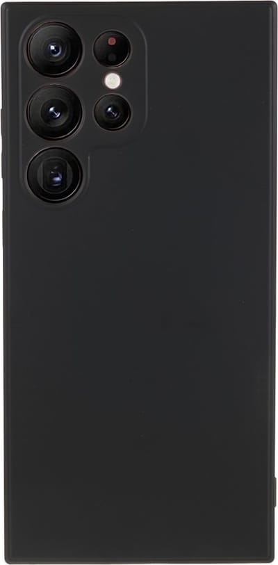 Coverup Hoesje - Geschikt voor Samsung Galaxy S23 Ultra Hoesje - Coverup Colour TPU Back Cover - Charcoal Black