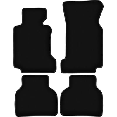 BASIC zwarte veloursmatten voor: BMW 7 E38 sedan (1994-2001)