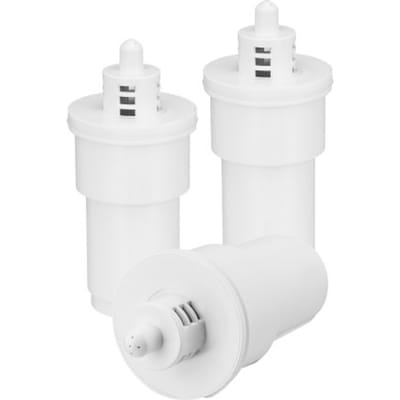 VEVOR Waterfilter Vervanging met 0,3 L/min Debiet voor Kannen en Dispensers (3-pack) BPA-vrij, Gaat 3 maanden mee of 150 L, Vermindert kalkaanslag, lood, chloor, voor Waterfilterkan 6216 Wit