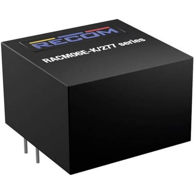 RECOM RACM06E-12SK/277 AC/DC-inbouwnetvoeding gesloten 12 V 0.5 A 6 W