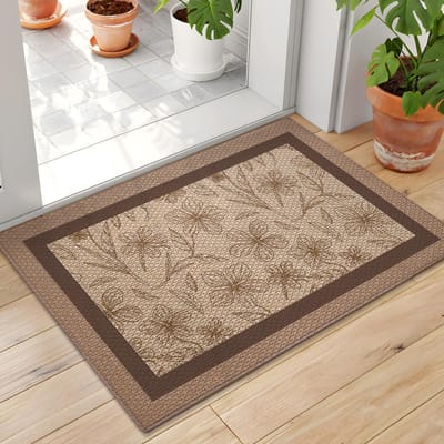 Nordic Ins Entree Deur Vuilafstotende Antislip Mat Keney Velvet Huis Entree Deur Zand Stof Tapijt 50*80cm gray