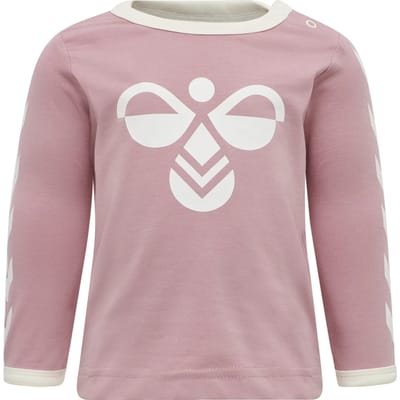 Hummel kinder-T-shirt met lange mouwen 'Flipper' in de kleur Woodrose