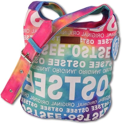 Schoudertas Polyester Katoen - Dames Tas - Dagelijks Gebruik - Verstelbare Draagband - 23x21x8.5cm - Multicolor