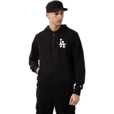 New Era League Essential Fz Losdod Blkwhi Sweatshirts - Streetwear - Volwassen