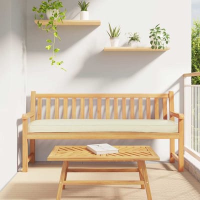 vidaXL - Pallet - Kussen - Crème - 200 - x - 40 - x - 8 - cm - Oxford - Stof