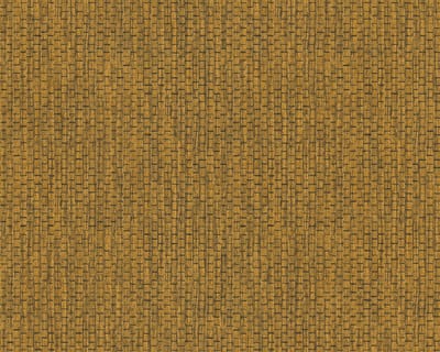 MAT RAFFIA BEHANG | Landelijk - geel bruin - A.S. Création #Hygge