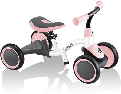 Globber Learning Bike 3 in 1 Wit - Pastel Roze