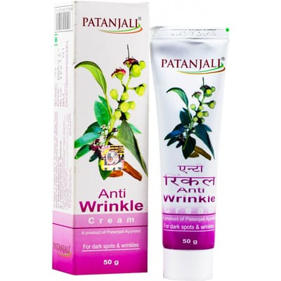 Crème anti-rides (50 grammes), Crème Anti Rides Patanjali 8.6625 white