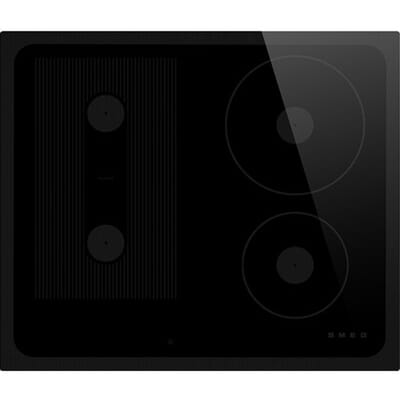SMEG Inductie Kookplaat Kookplaat, Musa, Inductie, 60 cm, Zwart, Inbouw: Vlak opbouw of vlak inbouw