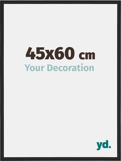 Your Decoration - Fotolijst 45x60 cm - Aluminium - Zwart Mat - New York