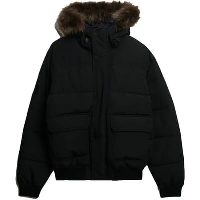 Superdry - Everest Hooded Puffer Bomberjack - Heren - Gewatteerde jassen