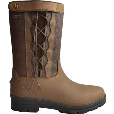 Brogini Dames/Dames Tetbury Grain Leather Country Laarzen (Bruin)