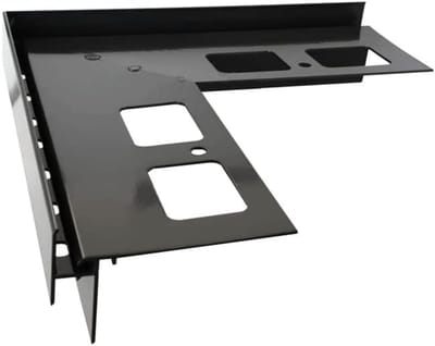 Hoekprofiel Balkon - Dakrandprofiel Terras - Randafwerking Tegels - 100% Corrosievrij Aluminium - 90 Graden Buitenhoek - Grijs RAL 7037
