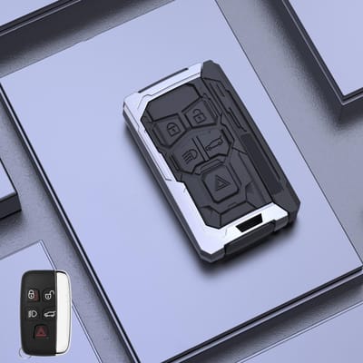 Étui Porte-Clés de Voiture en Alliage de Zinc Pour Land Rover Range Rover Discovery 5 Sport Pour Jaguar Xe Xf Xj F Pace Accessoires