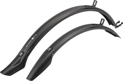 SKS Spatborden set - Trekking - Universele bevestiging - Geschikt voor 700C/650B wielen - Zwart kunststof