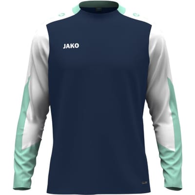 Jako Dynamic Longsleeve Kinderen - Marine / Wit / Munt | Maat: 116