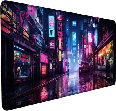 XXL Muismat - Groot Bureaumat - Comfortabel Werken - Antislip Onderkant - 90x40 cm - Stadsdesign