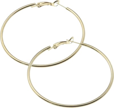 Fako Bijoux® - Grote Oorringen - Hoepel Oorbellen - 6cm - 60mm - Goudkleurig