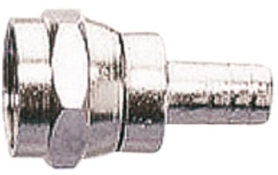 F krimp connector 50 Ohm mannelijk voor RG58 kabel