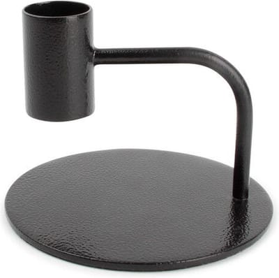 S|P Collection - Kandelaar - 10xH8cm - metaal - zwart - Pillar
