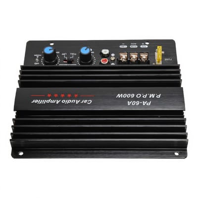 Allecto - 600W Car Audio Amplifier - Krachtige Bassubwoofer - Ideaal voor Auto's - Subwoofer Amp Board - Hoge Geluidskwaliteit voor Muziekliefhebbe...