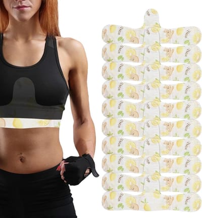 Zweetpads - Borst Pads - Actief Blijven - Vocht Absorberend - 10 Stuks - Wit