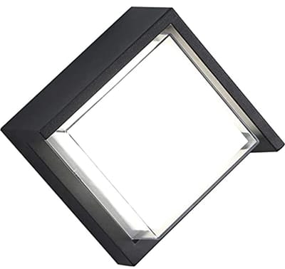 Vierkante Buiten Wand-/Plafondlamp IP65 voor Tuin, Terras en Garage