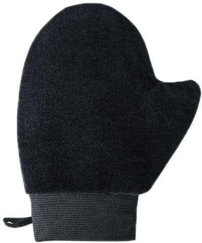 Velvet Tanning Mitts - Tanning Mitts - Twee Tanning Mitts - Lichaam & Gezicht - Zwart