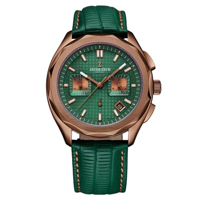 Jacob Zech - Heren Horloge Lisboa - Groen