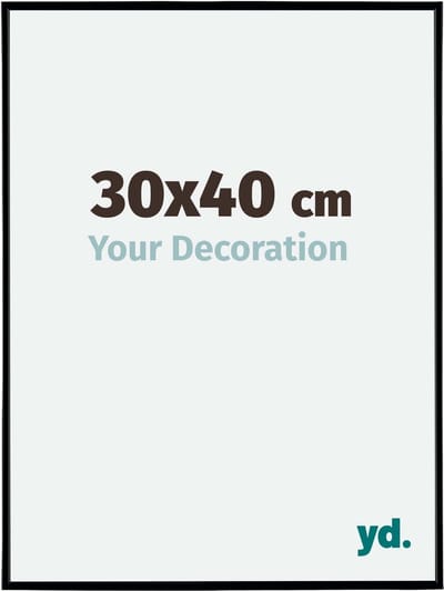Your Decoration - Fotolijst 30x40 cm - Kunststof - Zwart Mat - Evry