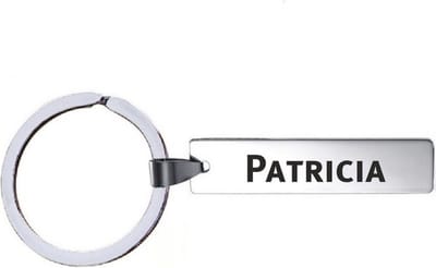 Sleutelhanger Met Naam - Patricia - RVS