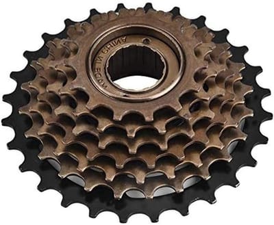 Fiets Freewheel Cassette - Vrijloop Wiel - Soepel Fietsen - Roestvrij Staal - 7 Versnellingen - Zilver