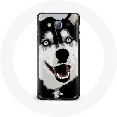 Case voor Samsung Galaxy J5 Siberische Husky Blue Eyes