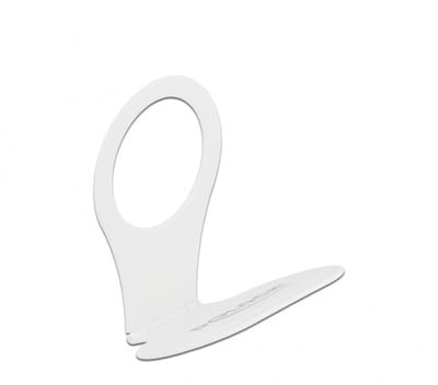 DeLOCK smartphone laadhouder voor stopcontact / wit